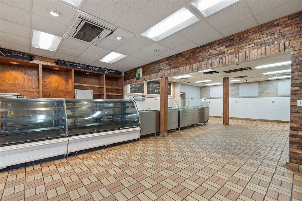 Interior, Recessed Lighting, Stone Walls, Wooden Walls