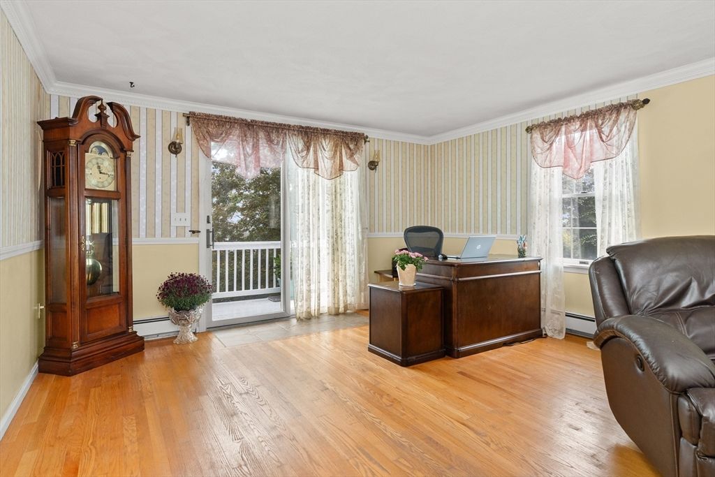 Home Office, Interior, Wood Texture Flooring