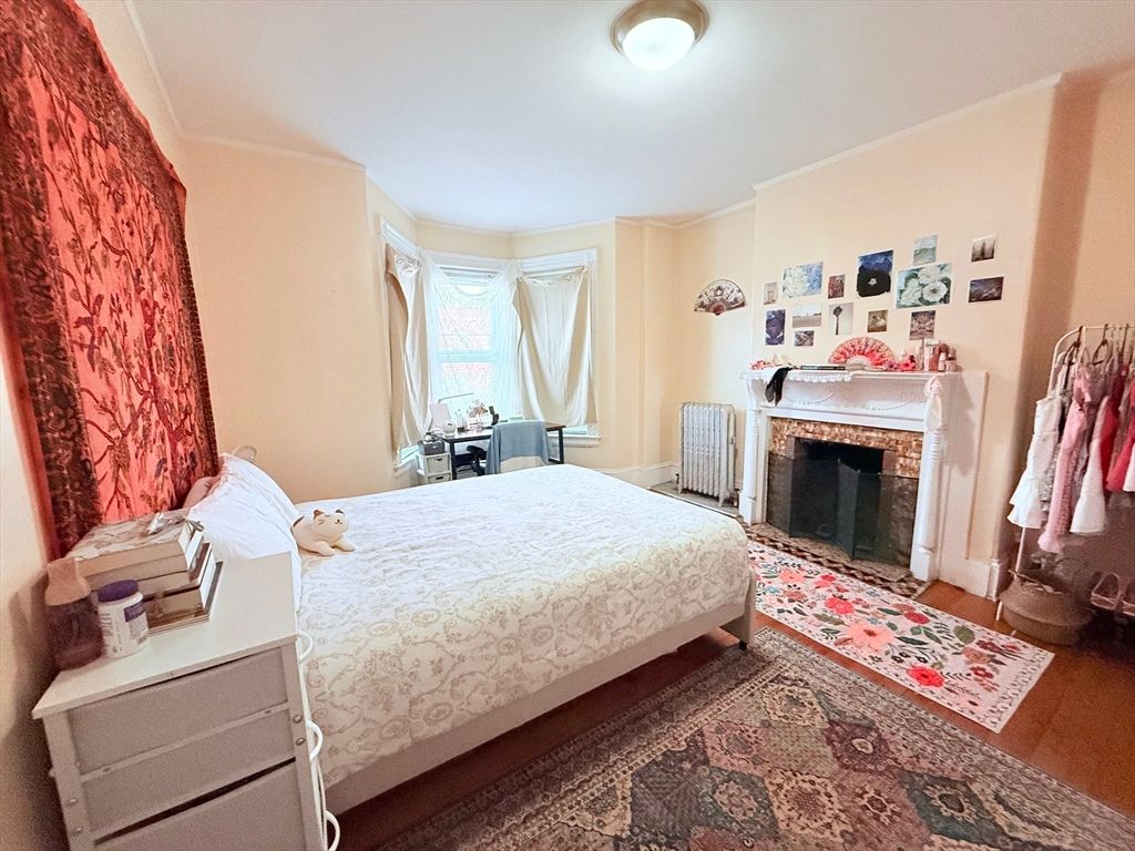 Bedroom, Fireplace, Interior