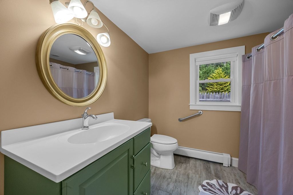 Bathroom, Interior, Wood Texture Flooring