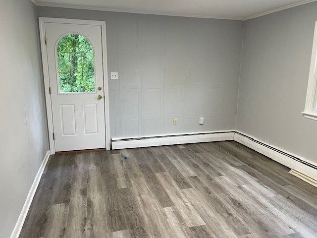 Empty room, Interior, Wood Texture Flooring
