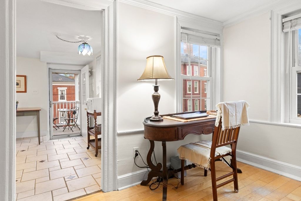 Home Office, Interior, Wood Texture Flooring