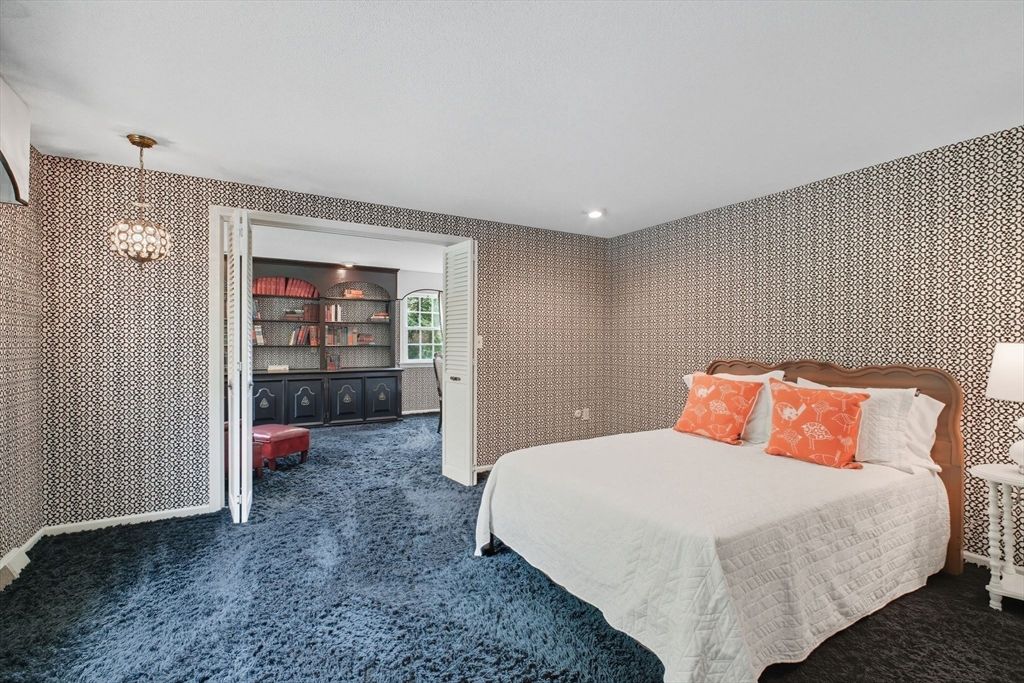 Bedroom, Interior, Pendant Lights, Recessed Lighting