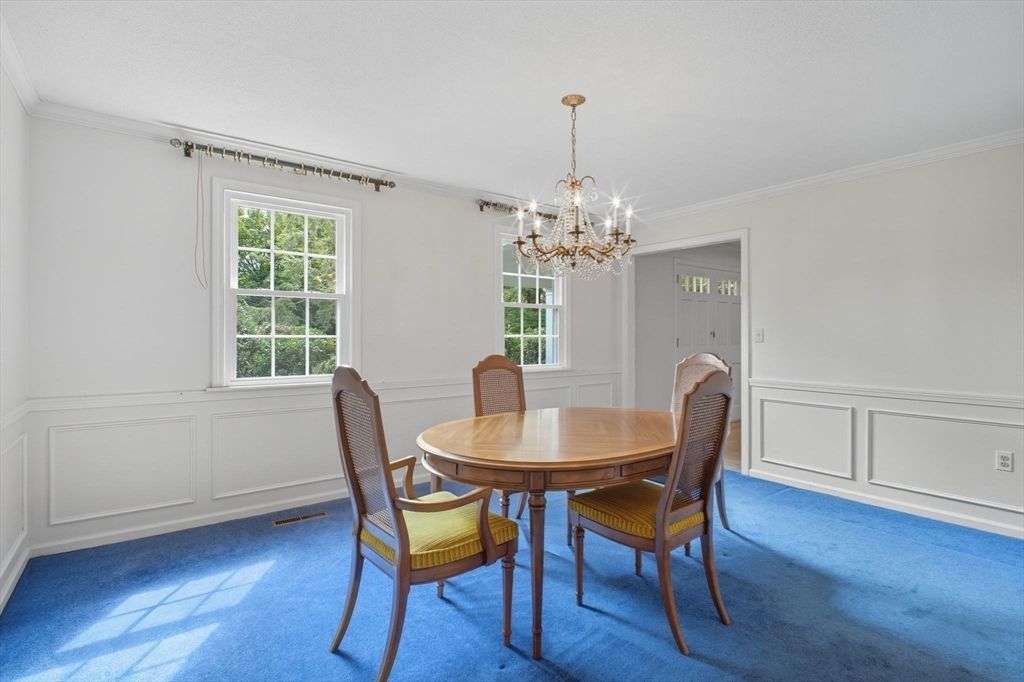 Chandelier, Dining room, Interior