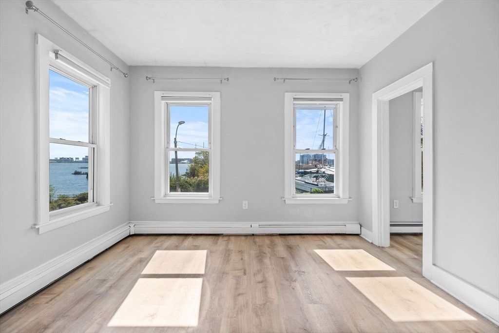 Empty room, Interior, Water, Wood Texture Flooring