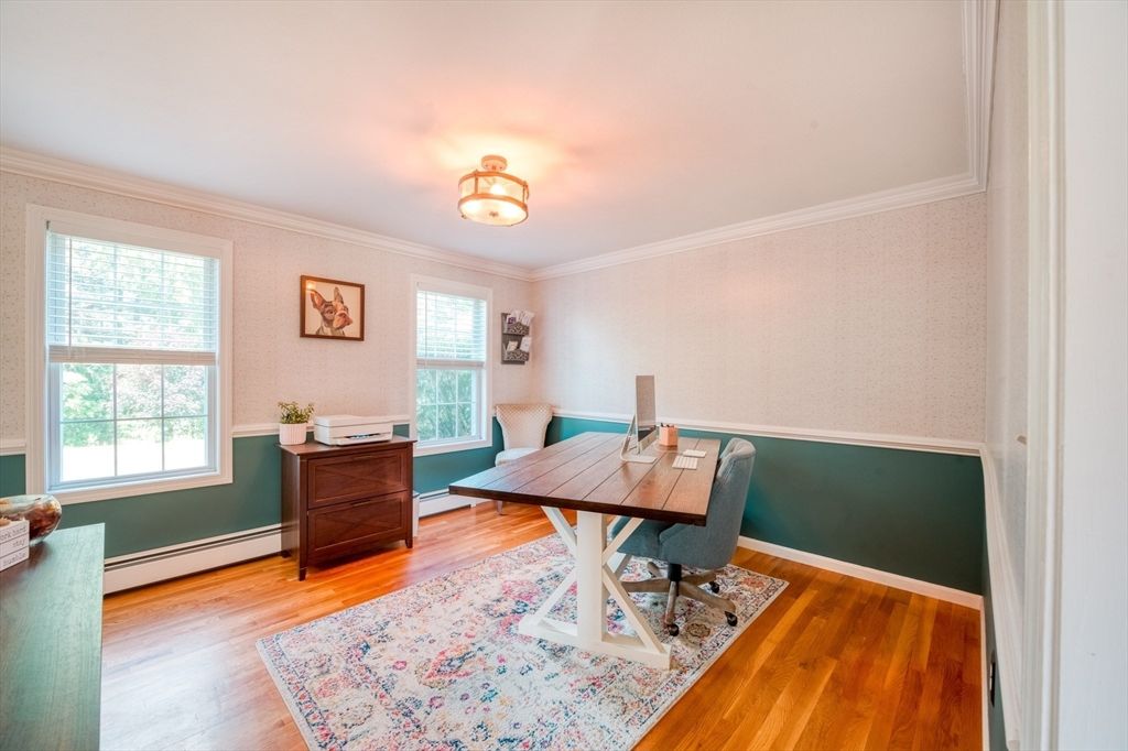 Home Office, Interior, Wood Texture Flooring