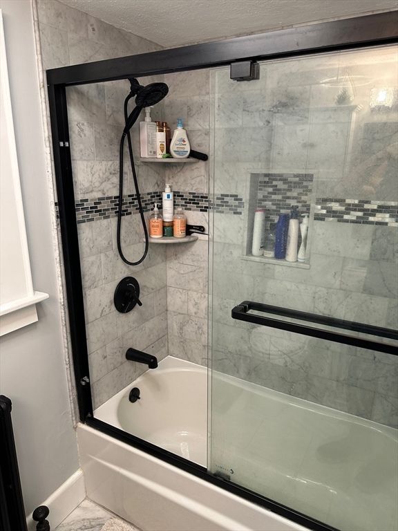 Bathroom, Glass Shower, Interior, Marble Walls