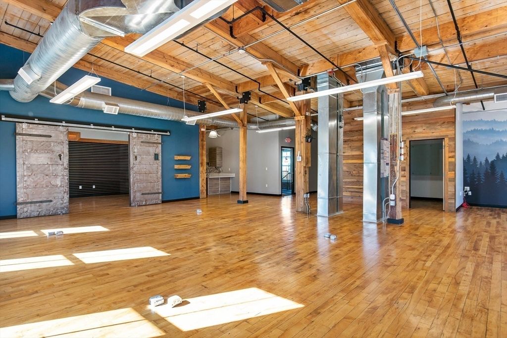 Empty room, Interior, Stone Walls, Wooden Beams, Wooden Ceilings, Wood Texture Flooring