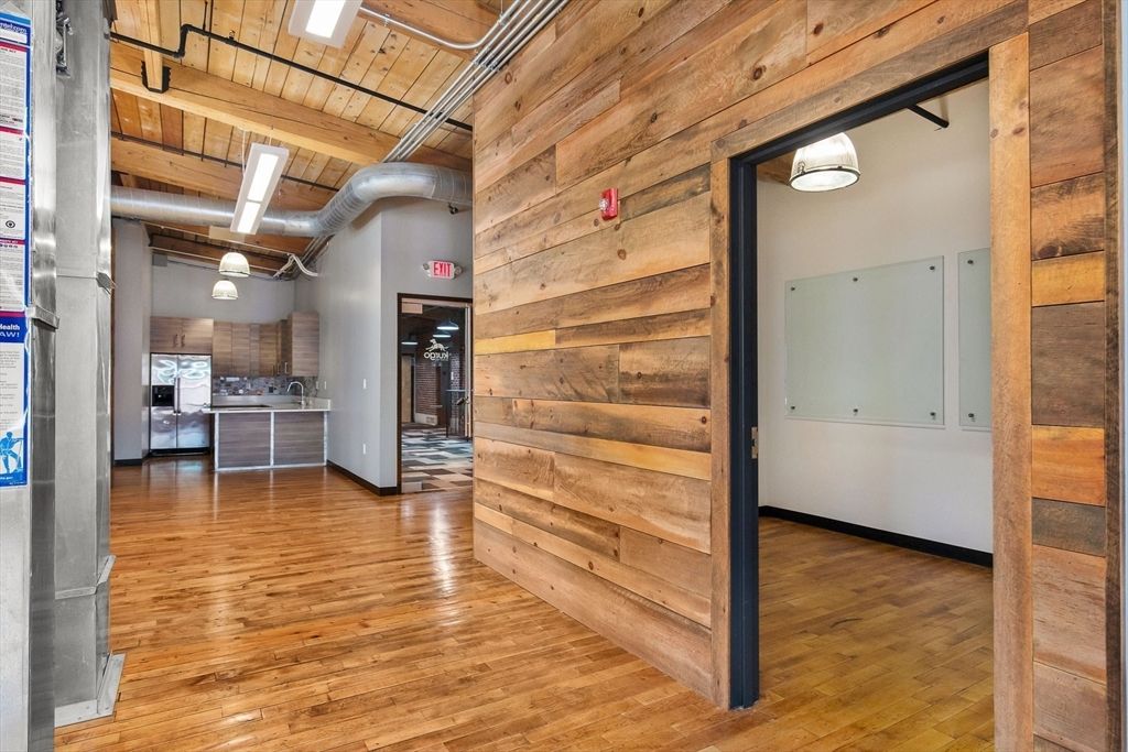 Interior, Kitchen, Washer, Wooden Ceilings, Wood Texture Flooring, Wooden Walls