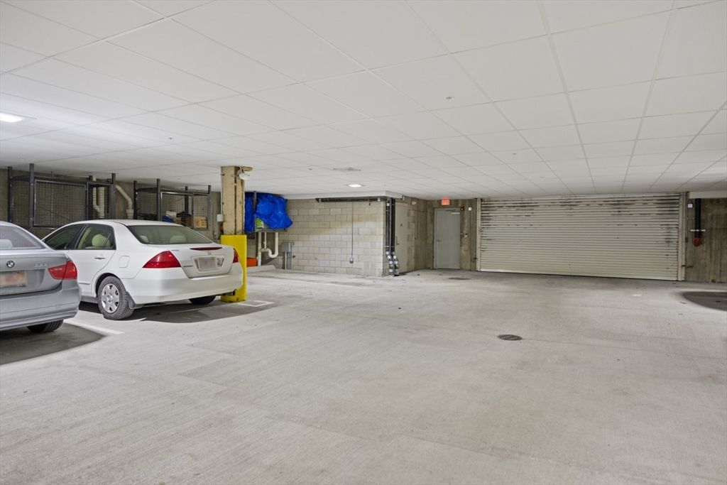 Garage, Interior, Recessed Lighting, Stone Walls