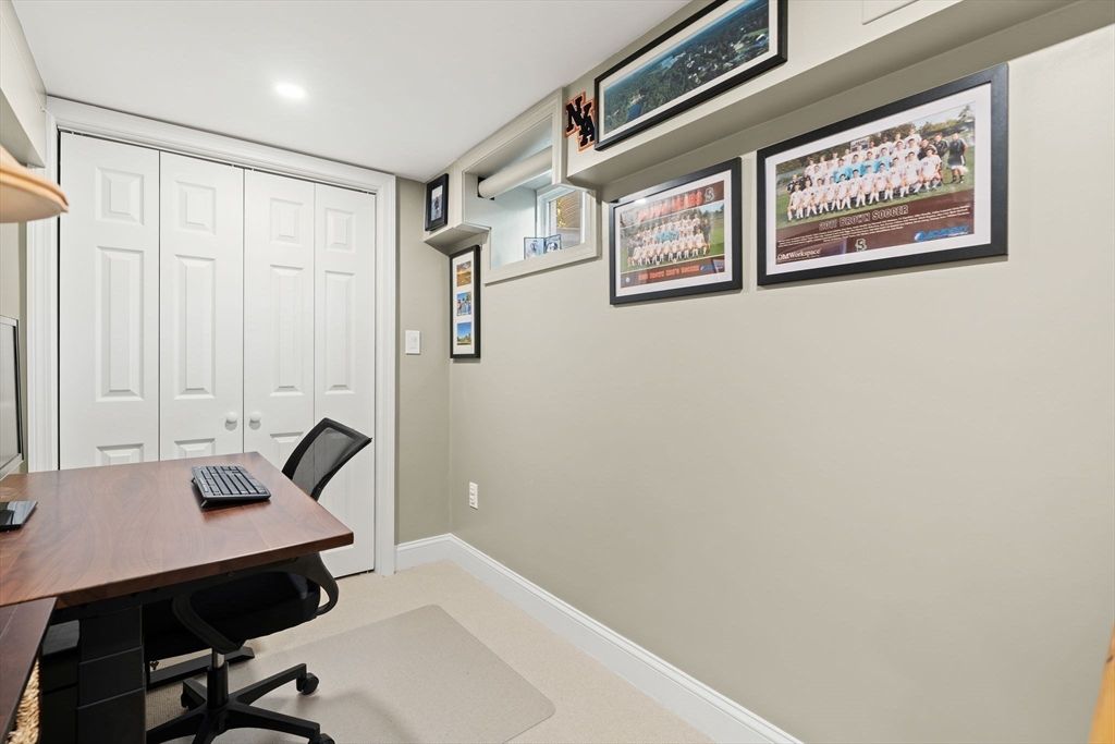 Home Office, Interior, Recessed Lighting