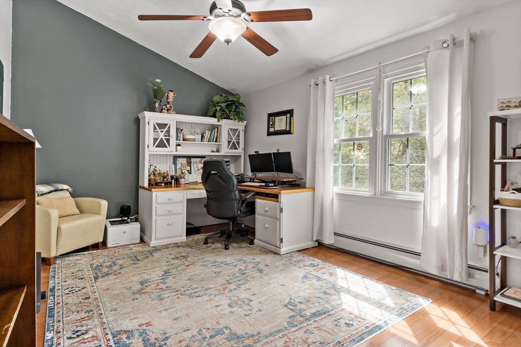Home Office, Interior, Wood Texture Flooring