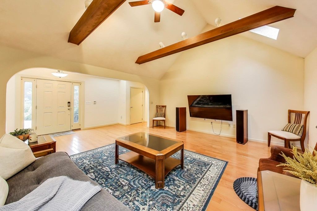 Interior, Living room, Wooden Beams, Wood Texture Flooring