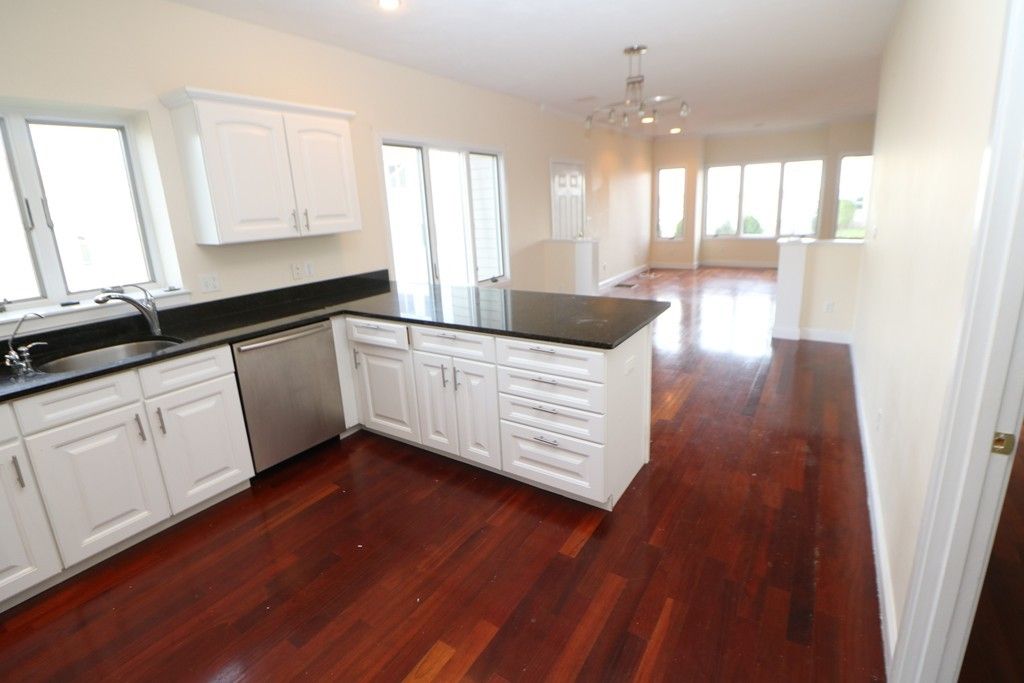 Chandelier, Interior, Kitchen, Recessed Lighting, Wood Texture Flooring