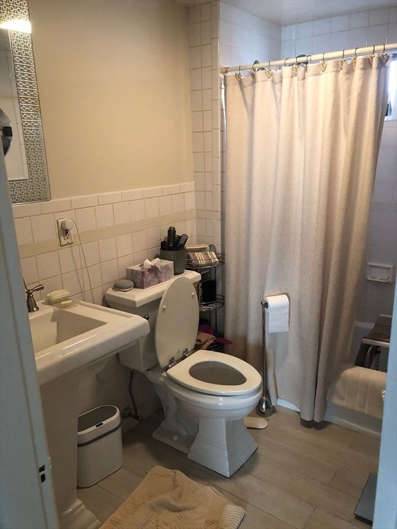 Bathroom, Interior, Wood Texture Flooring