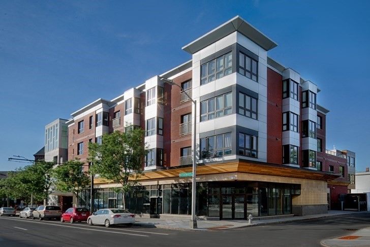 Exterior, Facade, Condo Building