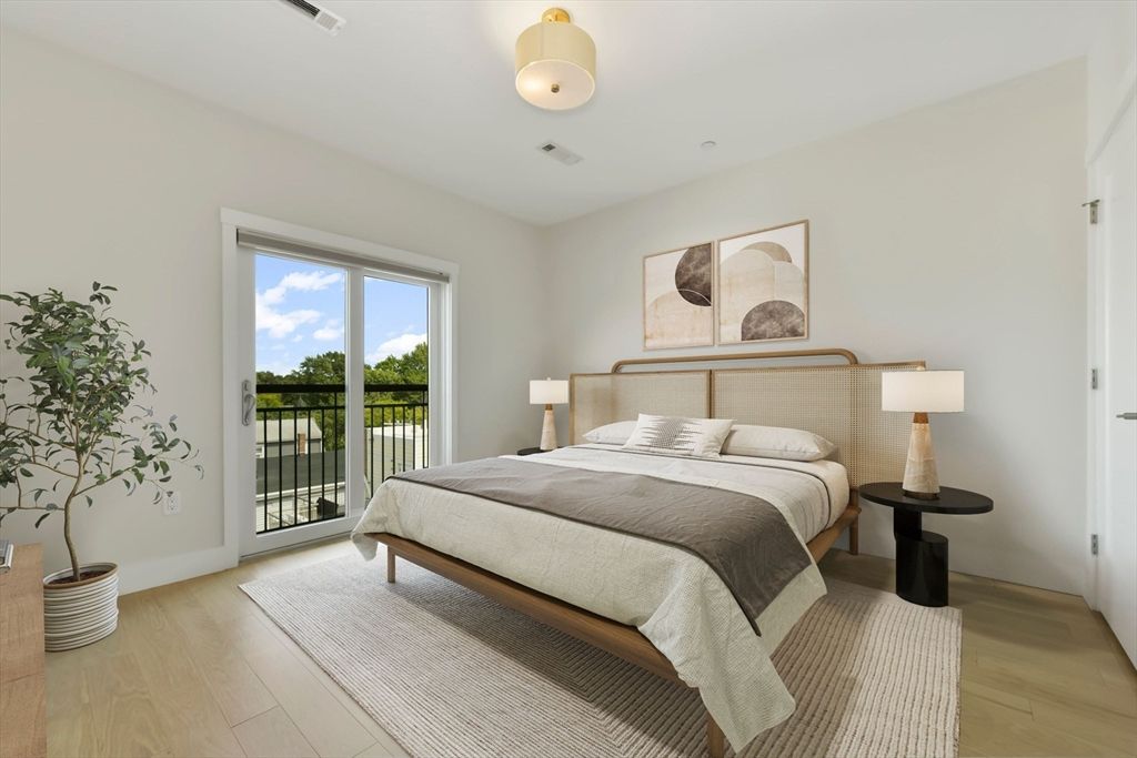 Bedroom, Interior, Wood Texture Flooring