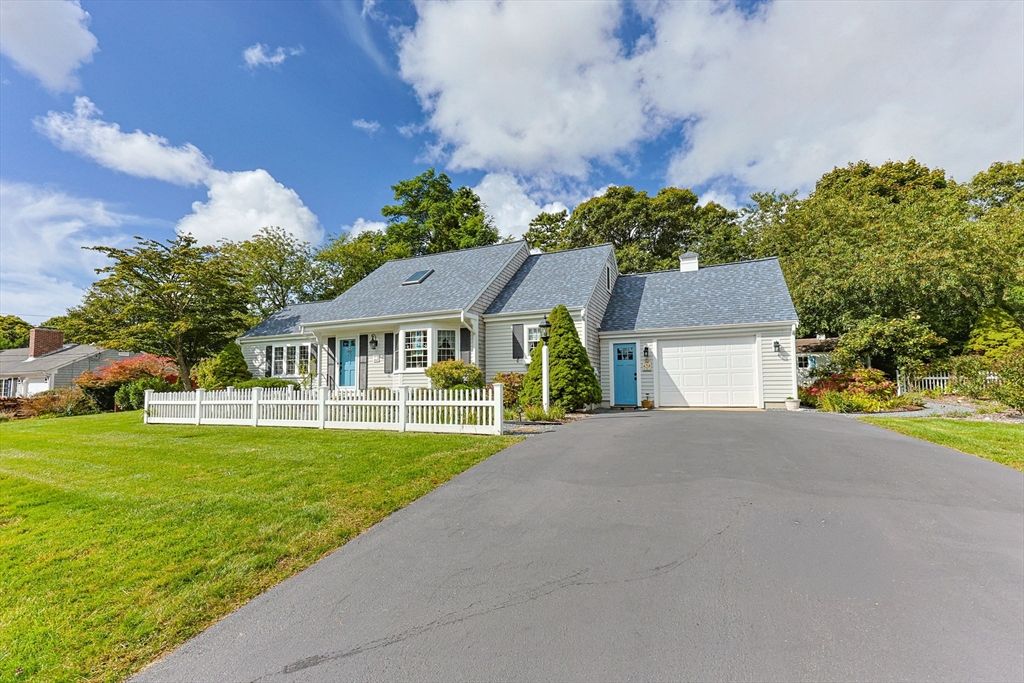 Attached, Backyard, Exterior, Facade, Cape Cod