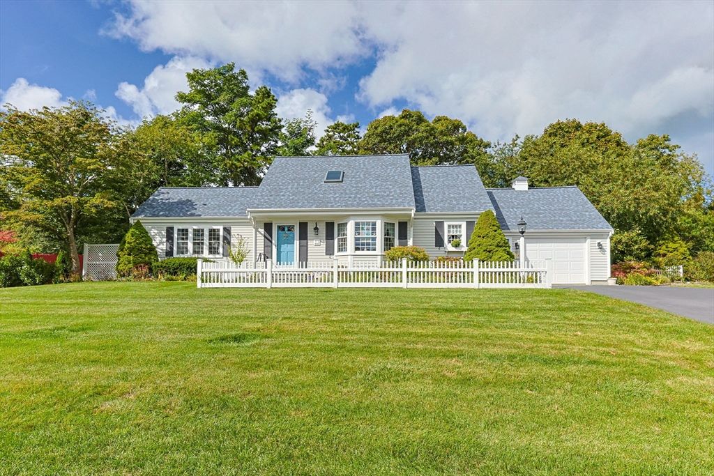 Attached, Backyard, Exterior, Facade, Cape Cod