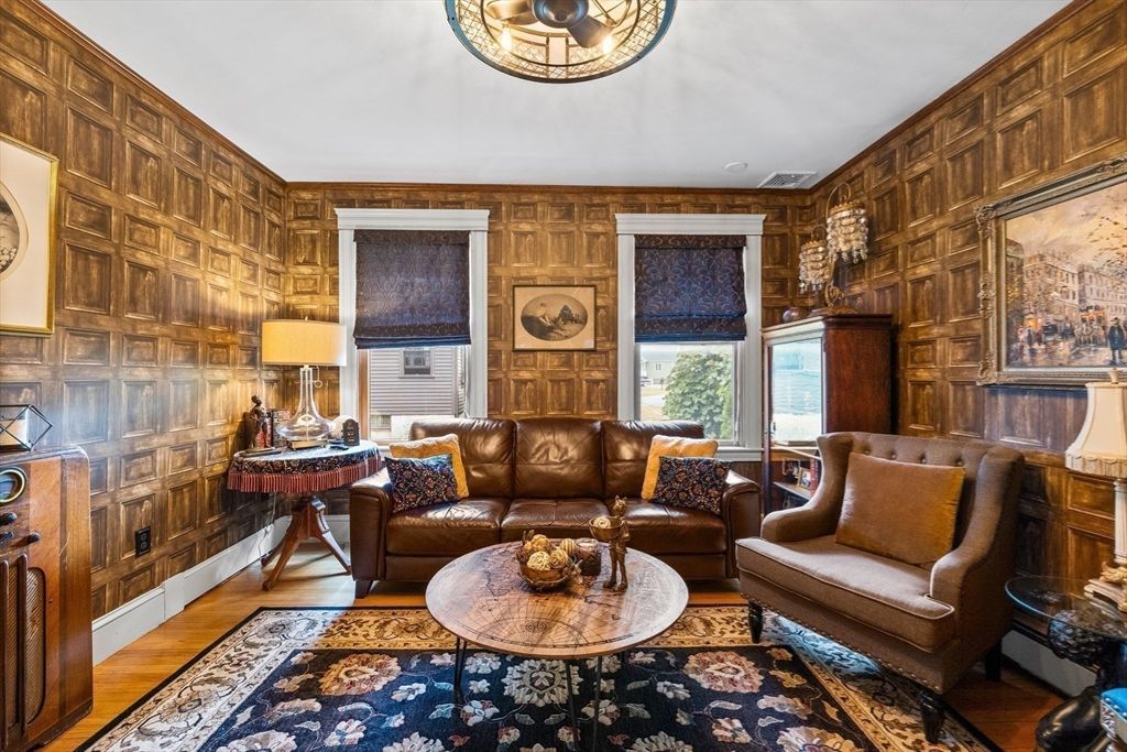 Interior, Living room, Wood Texture Flooring, Wooden Walls