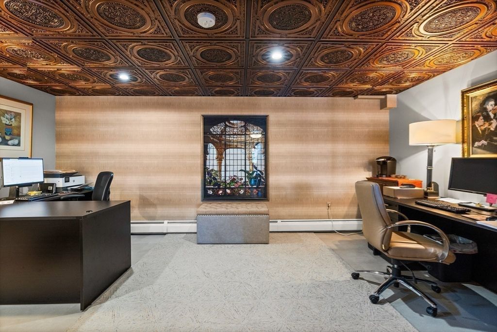 Home Office, Interior, Recessed Lighting