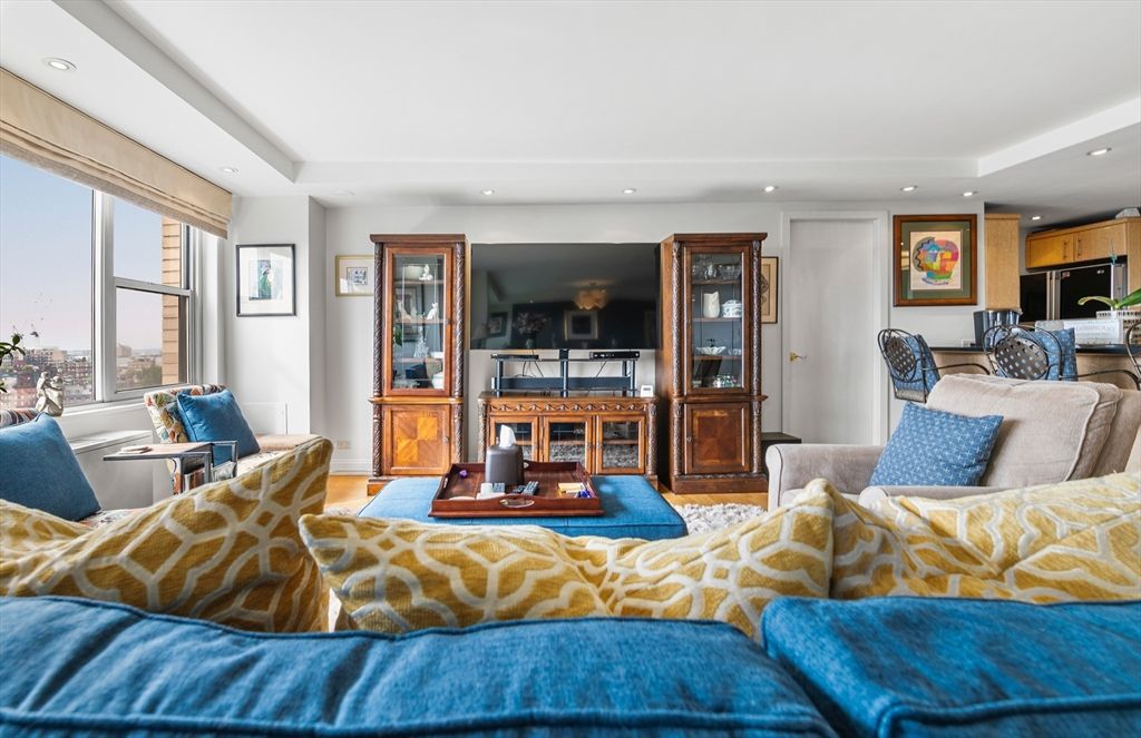 Interior, Living room, Recessed Lighting