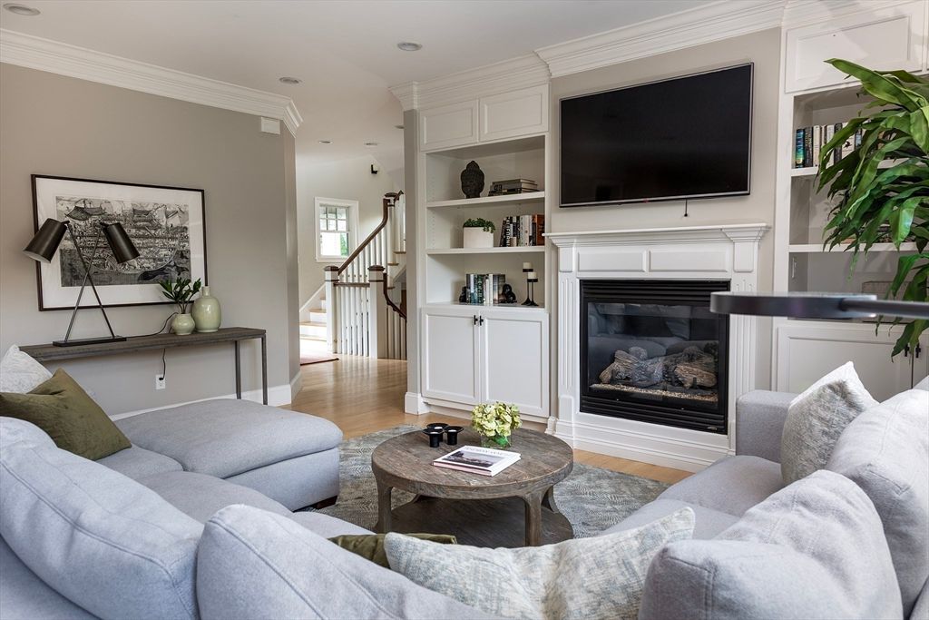 Fireplace, Interior, Living room, Wood Texture Flooring
