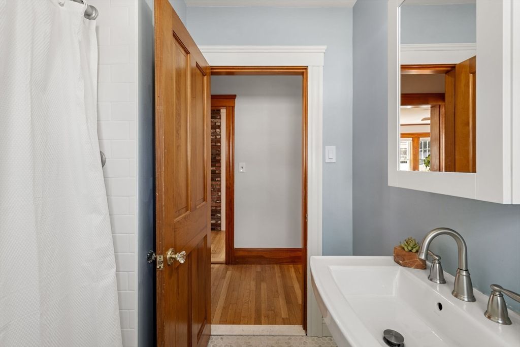 Bathroom, Interior, Wood Texture Flooring