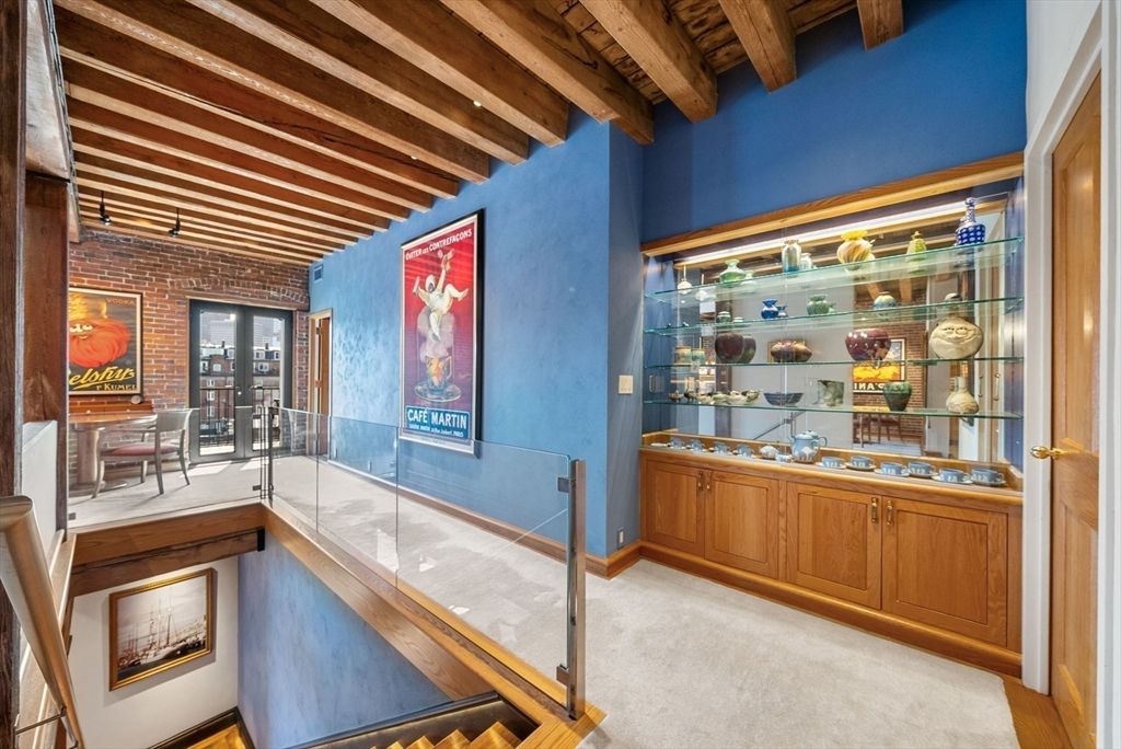 Interior, Stone Walls, Wooden Beams