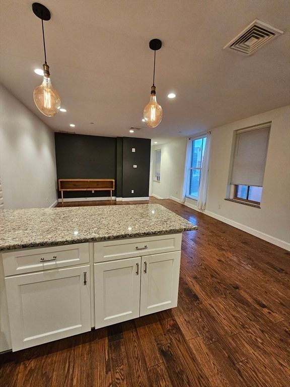 Interior, Pendant Lights, Recessed Lighting, Wood Texture Flooring
