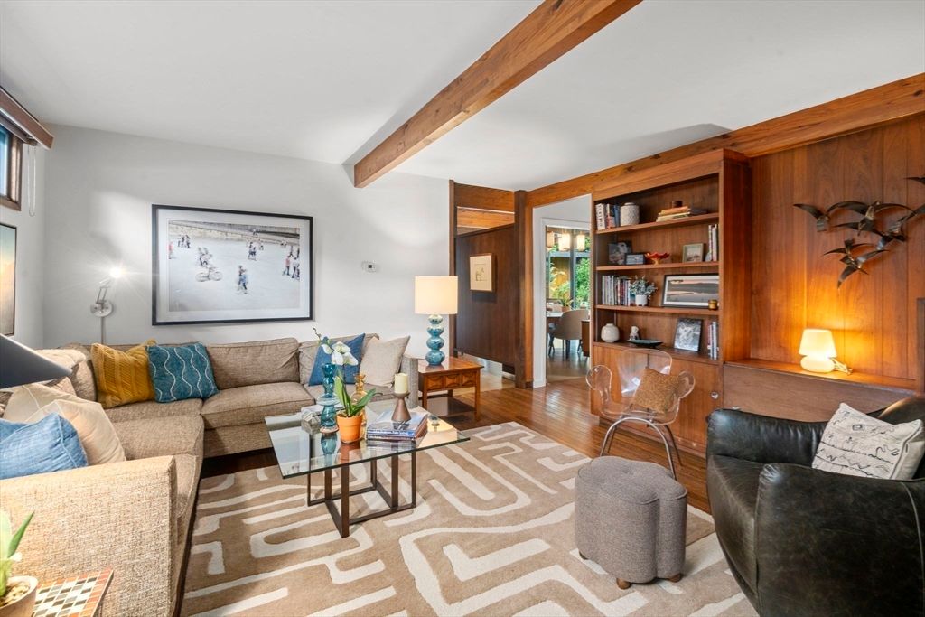Interior, Living room, Wooden Beams, Wood Texture Flooring