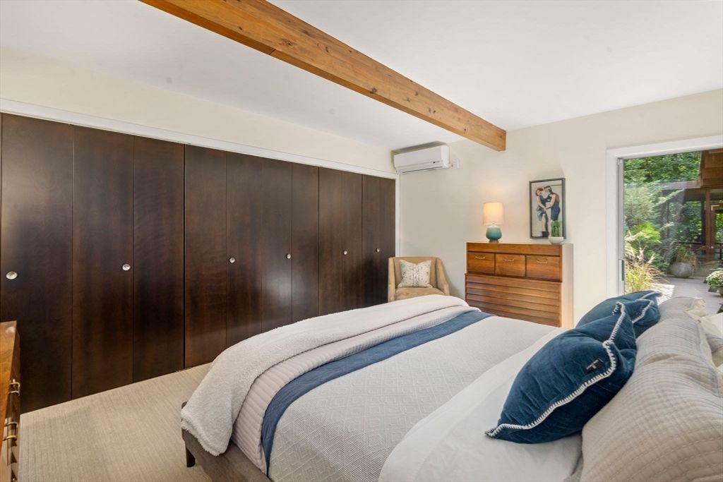 Bedroom, Interior, Wooden Beams