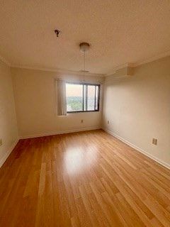 Empty room, Interior, Pendant Lights, Wood Texture Flooring