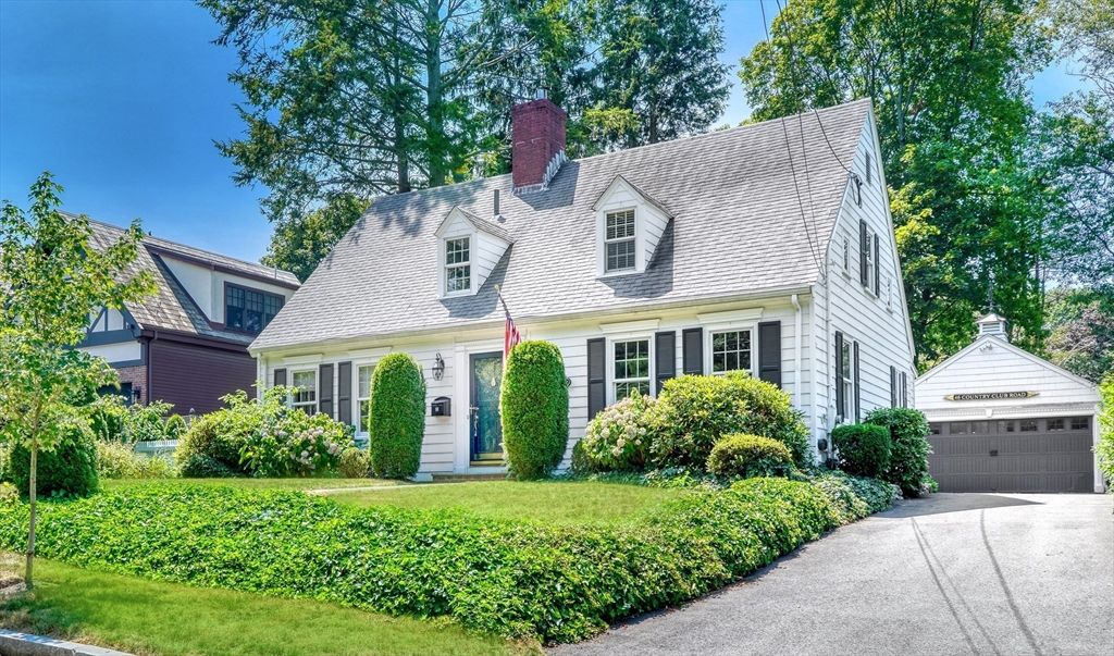 Detached Garage, Exterior, Facade, Cape Cod