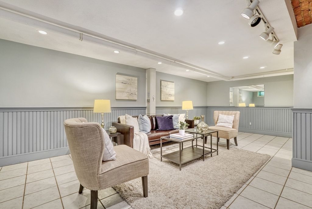 Interior, Living room, Recessed Lighting