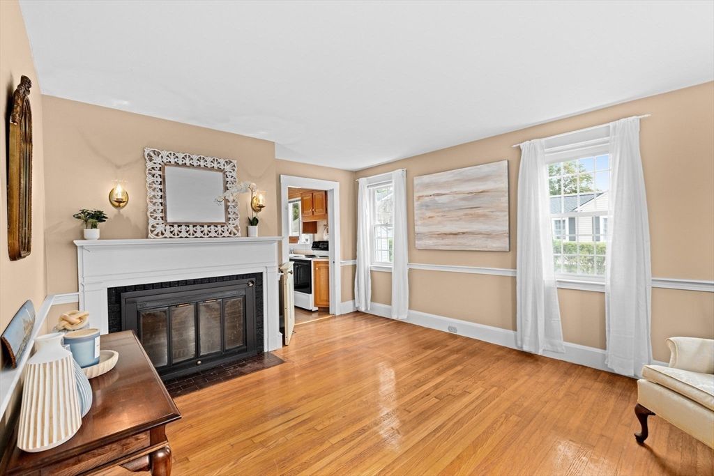 Fireplace, Interior, Wood Texture Flooring