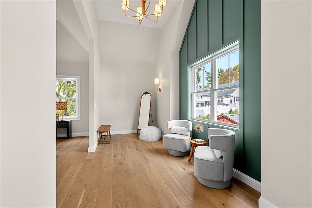 Chandelier, Interior, Wood Texture Flooring