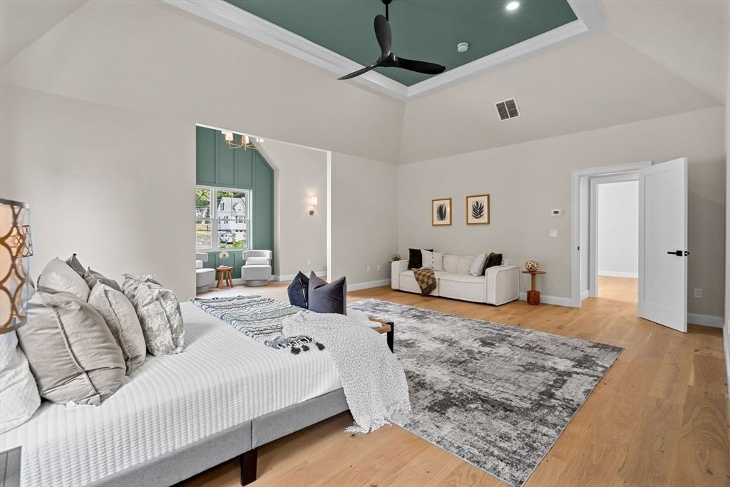 Bedroom, Interior, Wood Texture Flooring