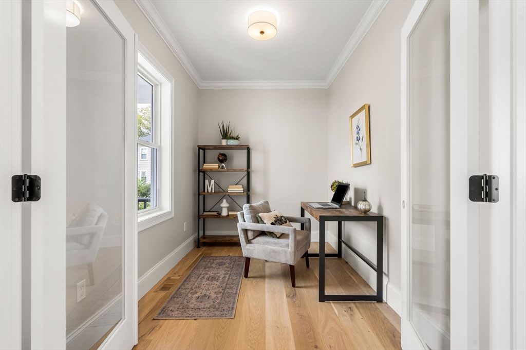 Home Office, Interior, Wood Texture Flooring