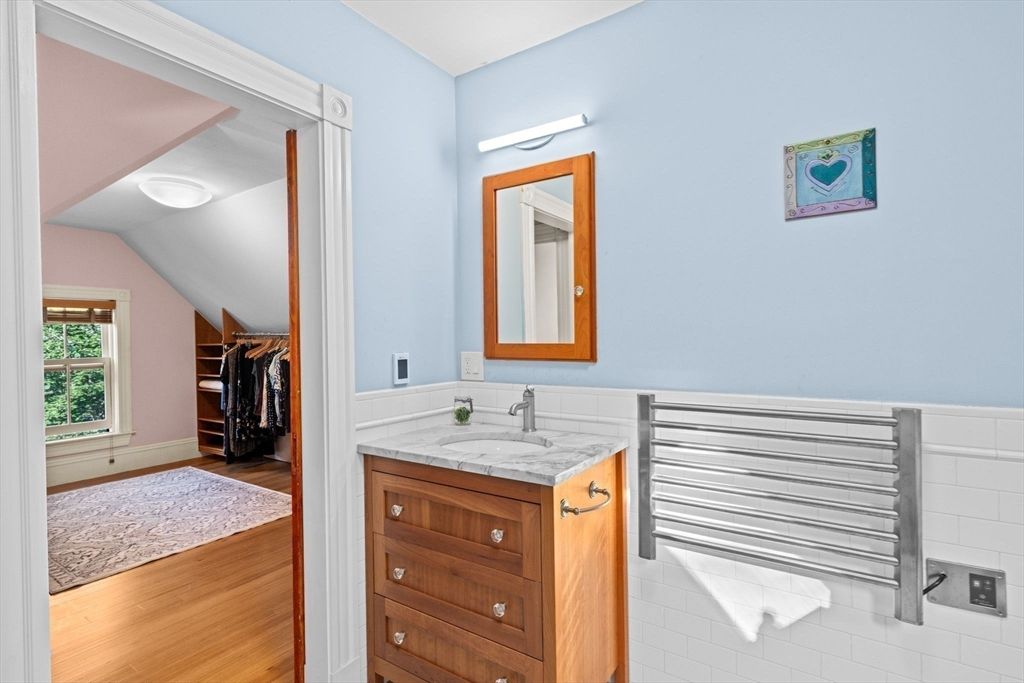 Bathroom, Interior, Wood Texture Flooring