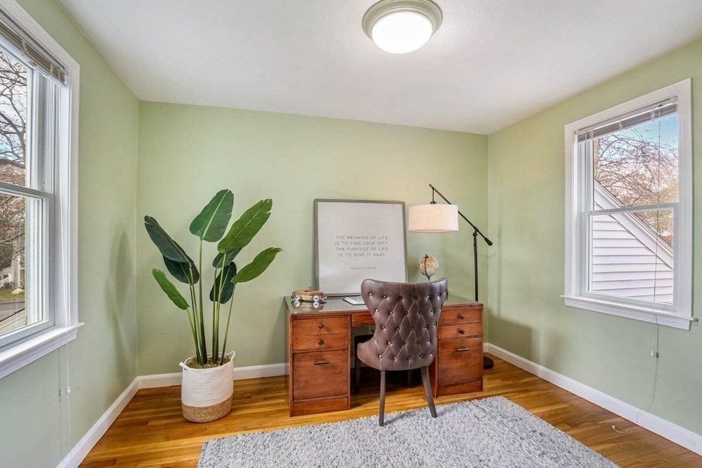 Home Office, Interior, Wood Texture Flooring