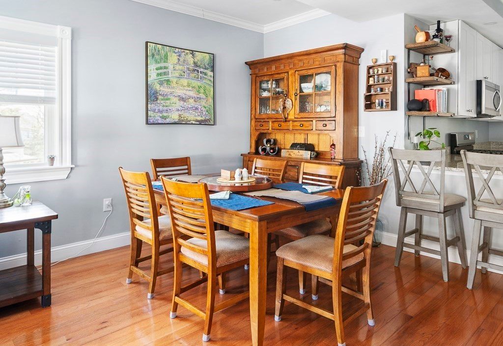 Dining room, Interior, Wood Texture Flooring