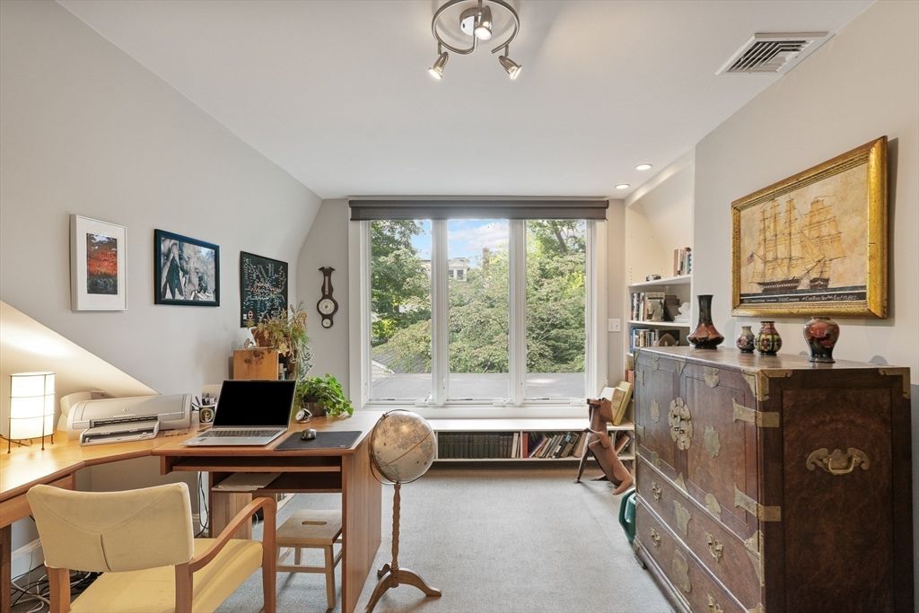 Home Office, Interior, Recessed Lighting