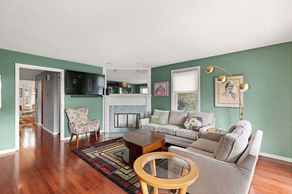 Fireplace, Interior, Living room, Wood Texture Flooring