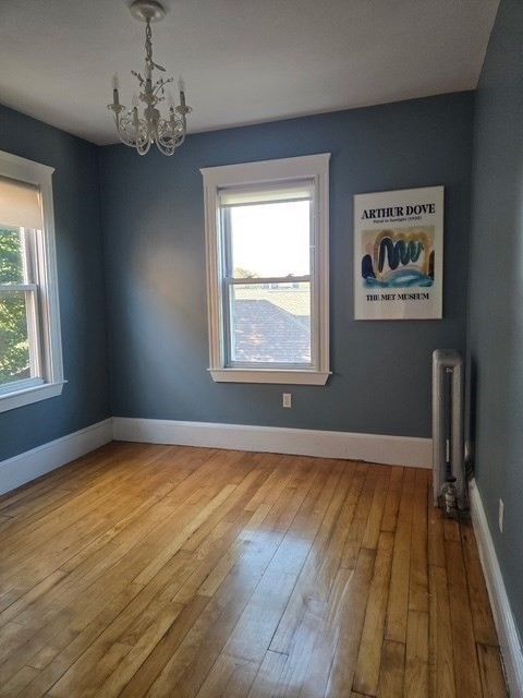 Chandelier, Empty room, Interior, Wood Texture Flooring