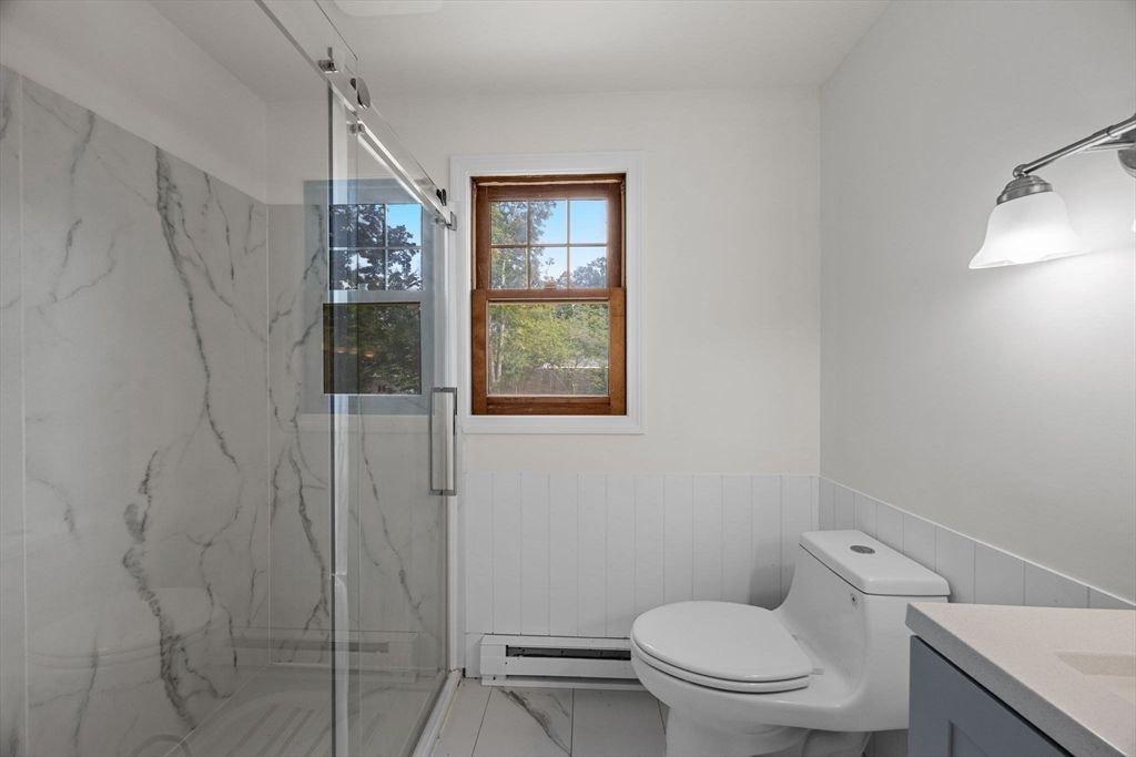 Bathroom, Glass Shower, Interior, Marble, Marble Walls