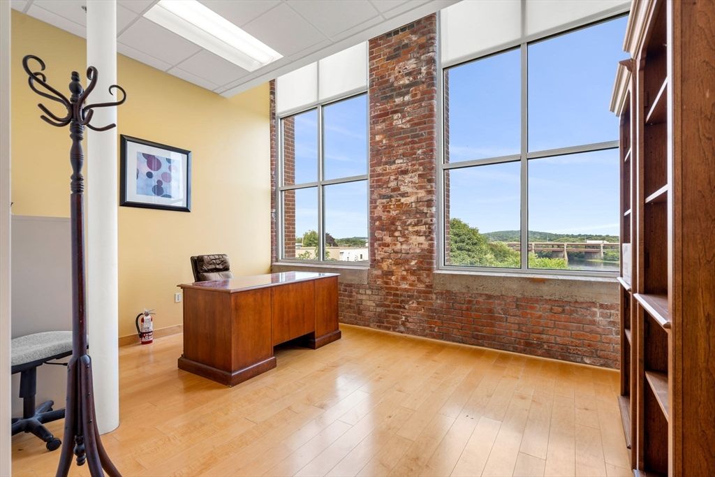 Interior, Stone Walls, Wood Texture Flooring
