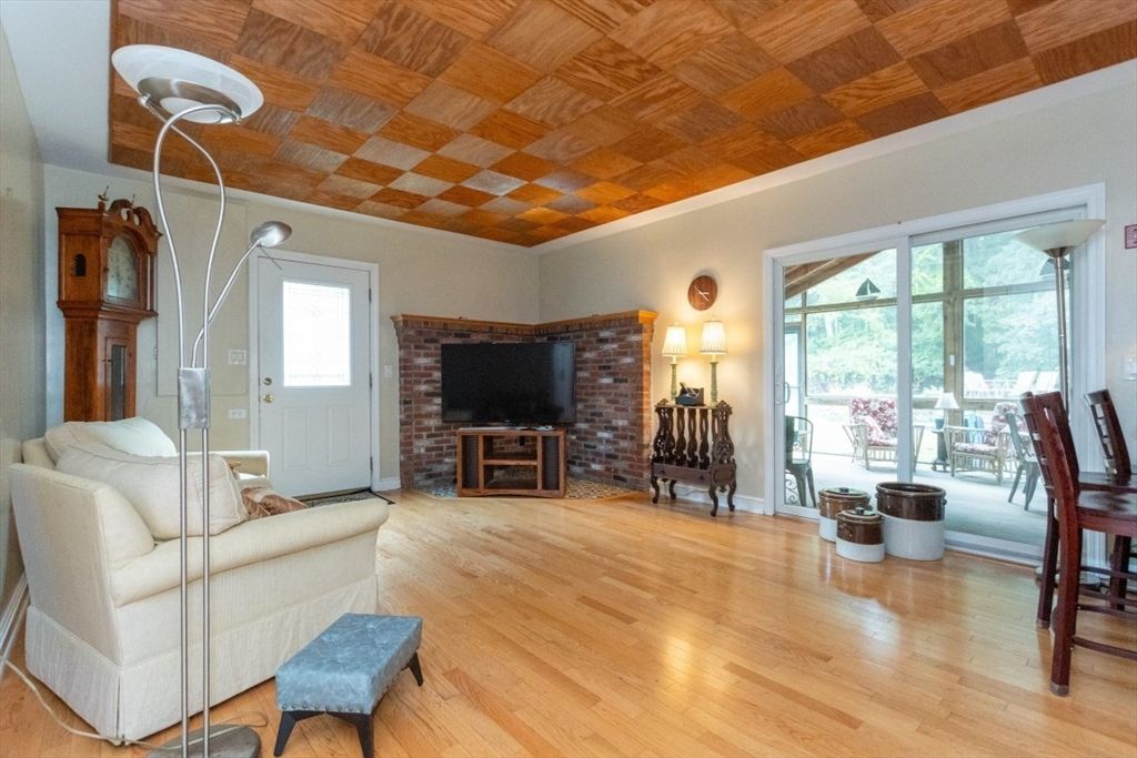 Interior, Living room, Wooden Ceilings, Wood Texture Flooring