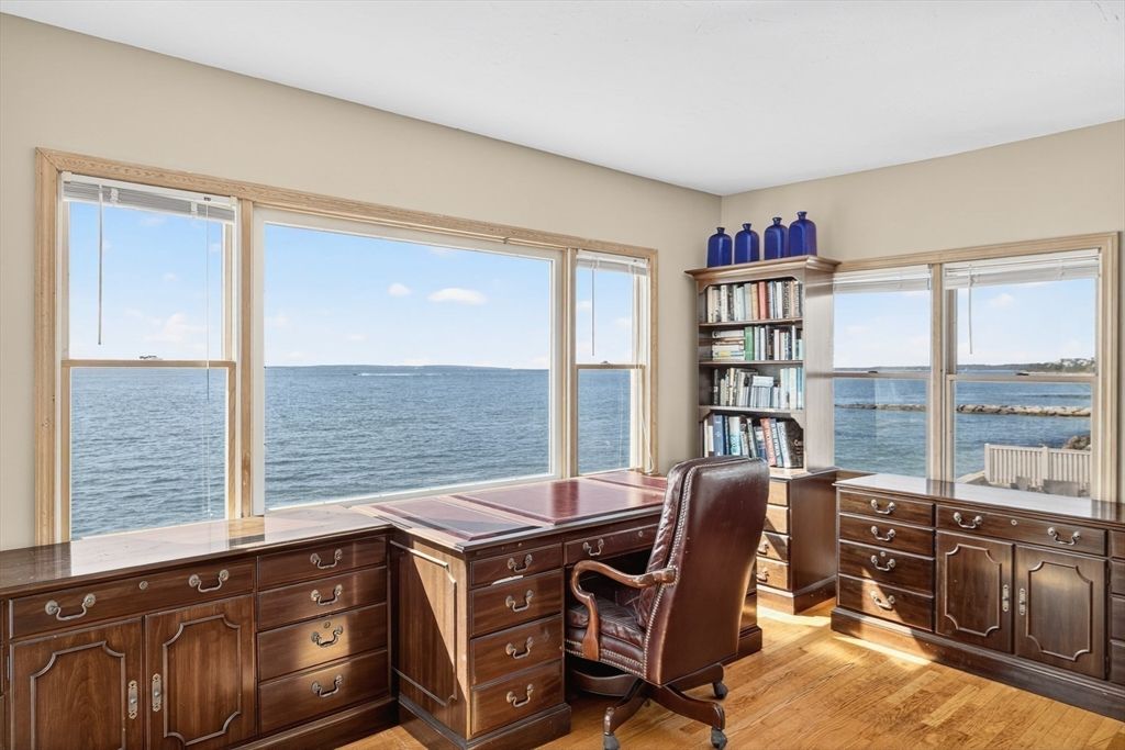 Home Office, Interior, Water, Wood Texture Flooring