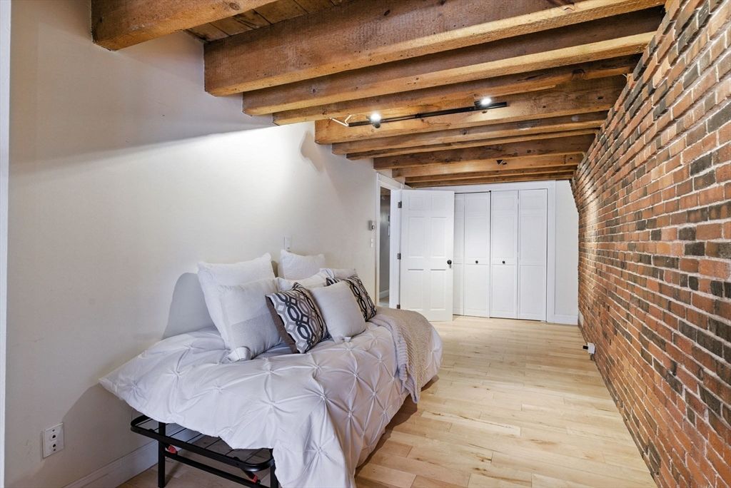 Bedroom, Interior, Stone Walls, Wooden Beams, Wooden Ceilings, Wood Texture Flooring